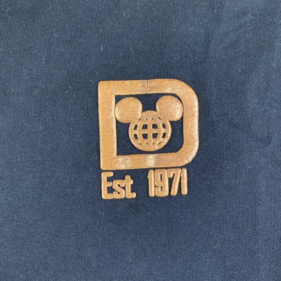 Disney Spirit Jersey Walt Disney World Est 1971 Black XXL Long Sleeve Shirt - Picture 10 of 11